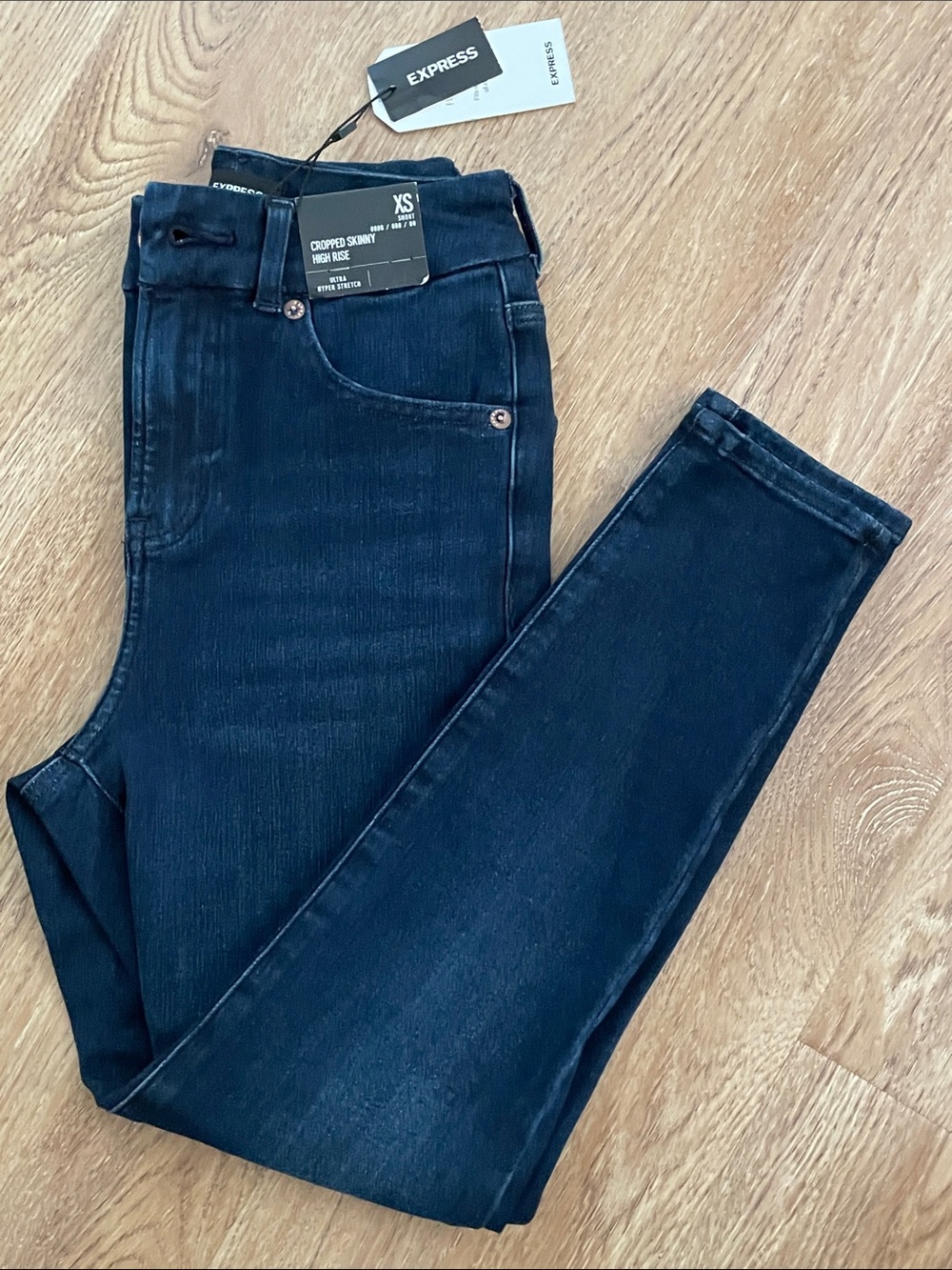 Express Men’s Navy Skinny Jeans